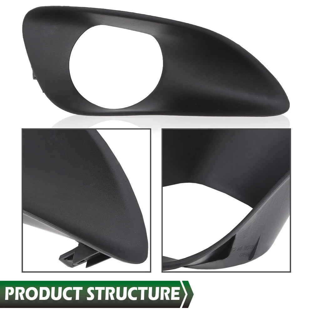 Set of 2 Fog Light Bezels for Toyota Yaris Sedan (2007–2013)