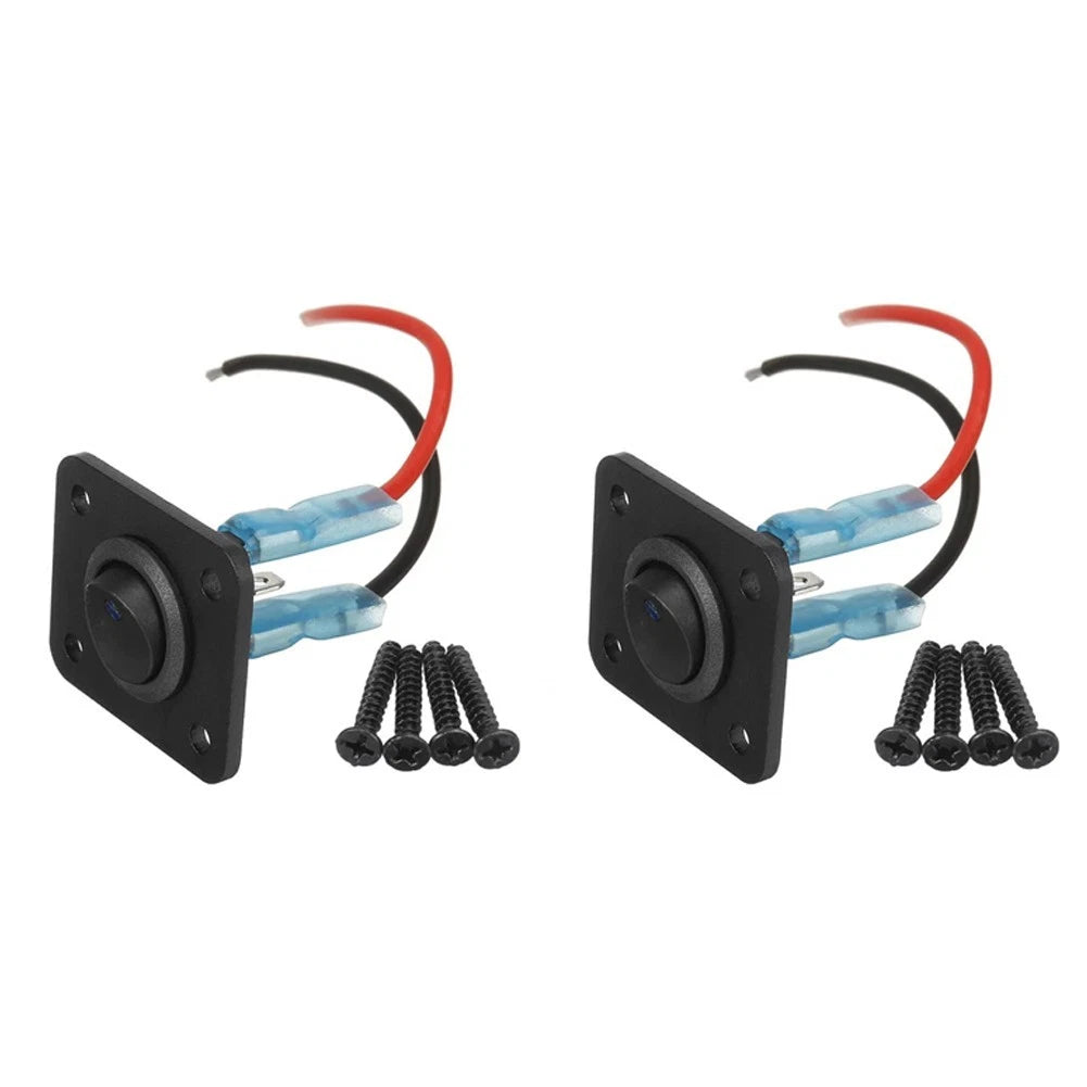 Rocker Switch Set with Dual Color LEDs for Vehicles