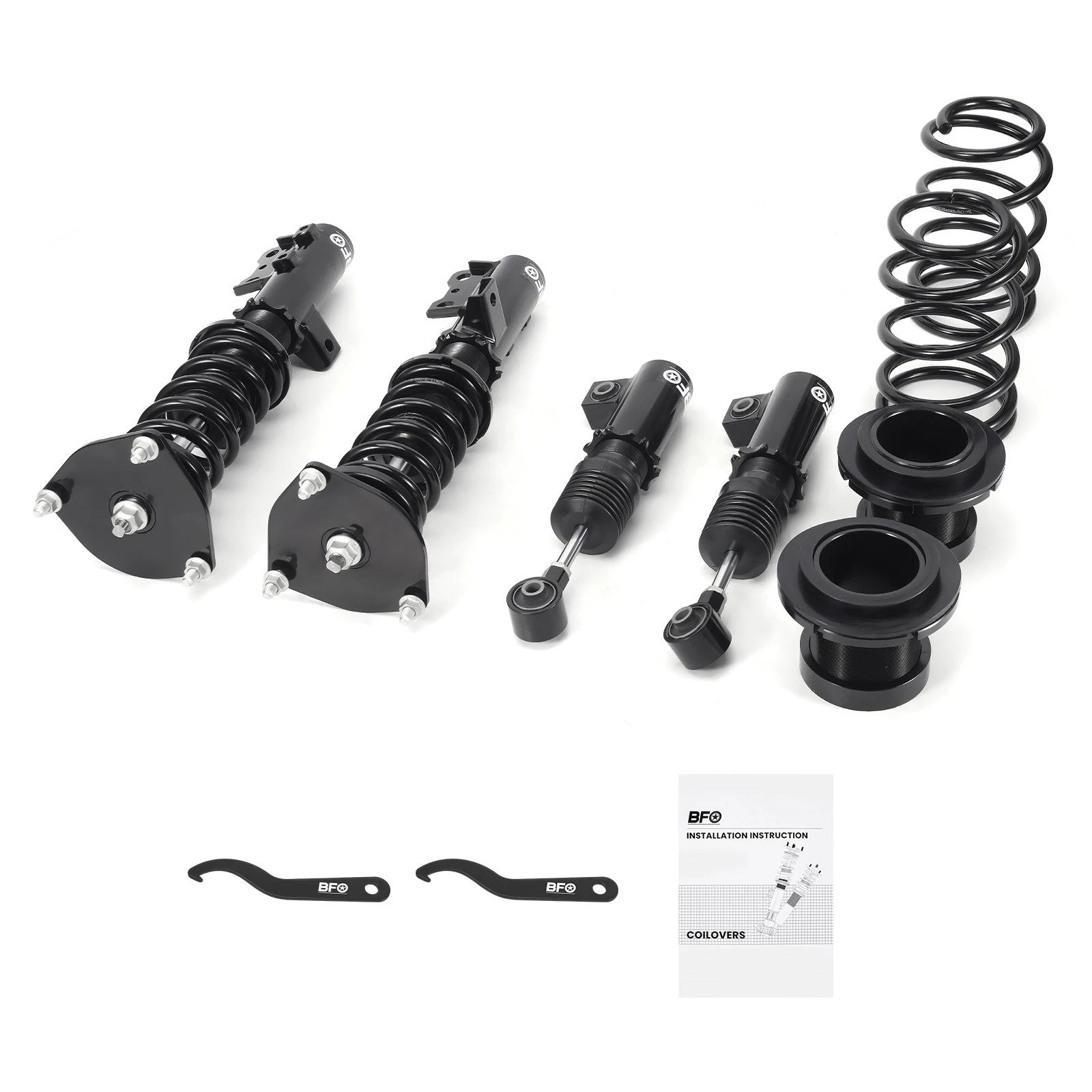 BFO Adjustable Coilover Shocks+Springs Kit For Hyundai Veloster 2012-2018