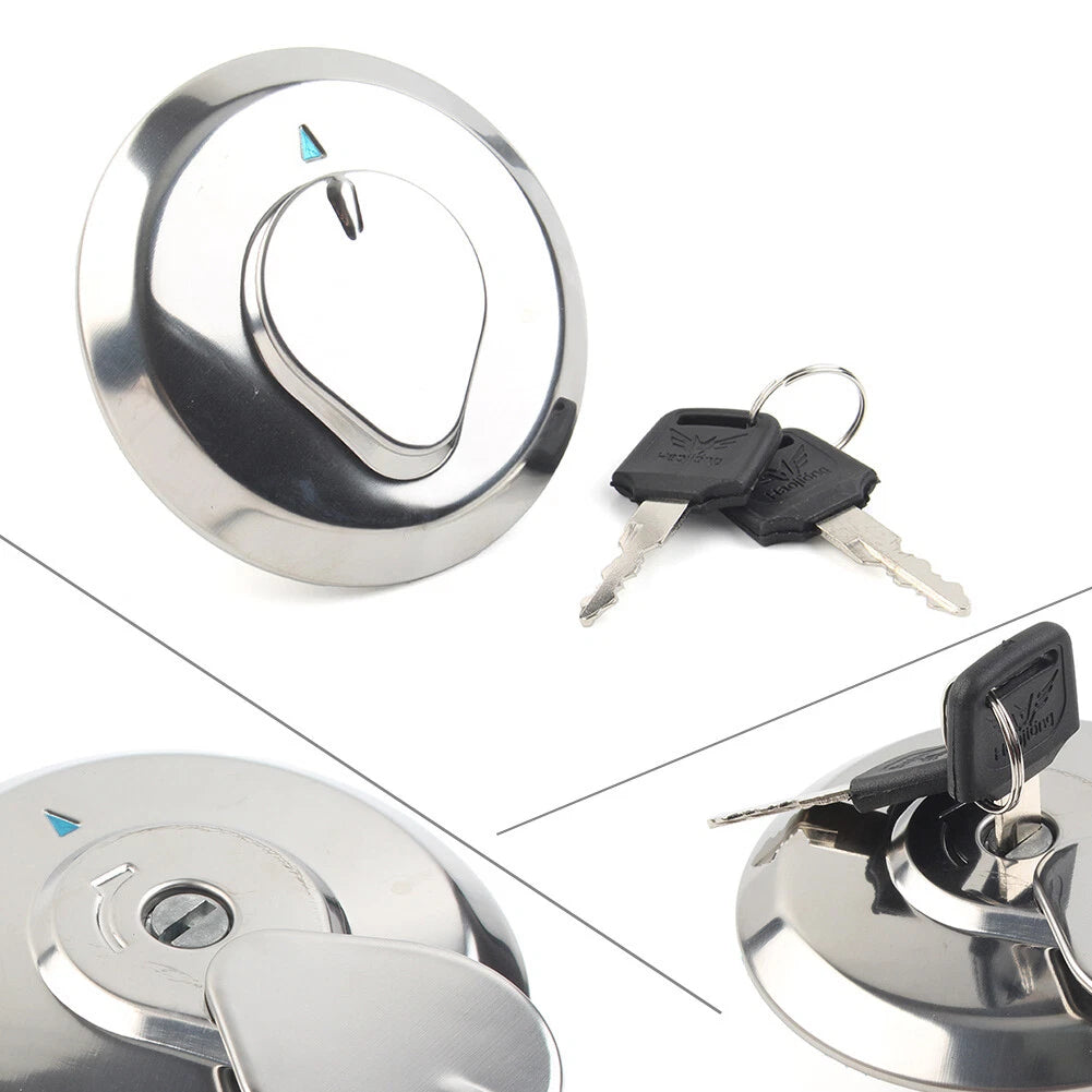 Fuel Gas Tank Cap Lock for Honda CB450 650 750 900 1000 GL500-650 CM250 450 (1970–1982)