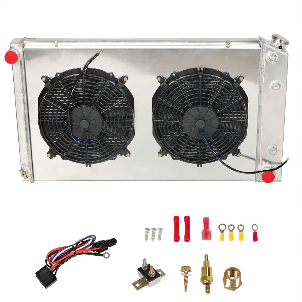 3 Row Radiator Shroud for Chevy C/K C10 C20 C30 K10/K20 (1973–1987)