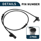 Rear ABS Wheel Speed Sensor for Mercedes-Benz Sprinter 2500 (2010–2018) No. 9065400317