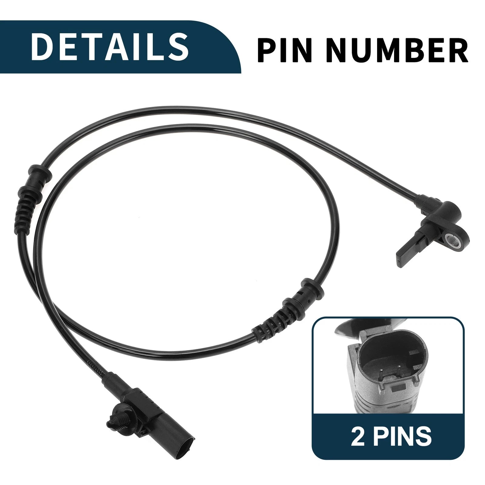 Rear ABS Wheel Speed Sensor for Mercedes-Benz Sprinter 2500 (2010–2018) No. 9065400317