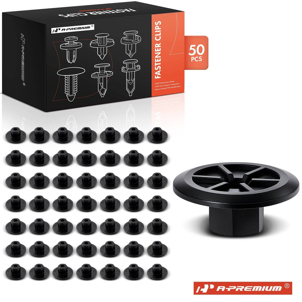 50Pcs Nylon Duct Nut Retainer Clips for BMW