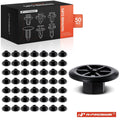 50Pcs Nylon Duct Nut Retainer Clips for BMW