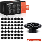 50Pcs Nylon Duct Nut Retainer Clips for BMW