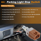 Brake Light Switch for Chevrolet Metro (1992) 30012789