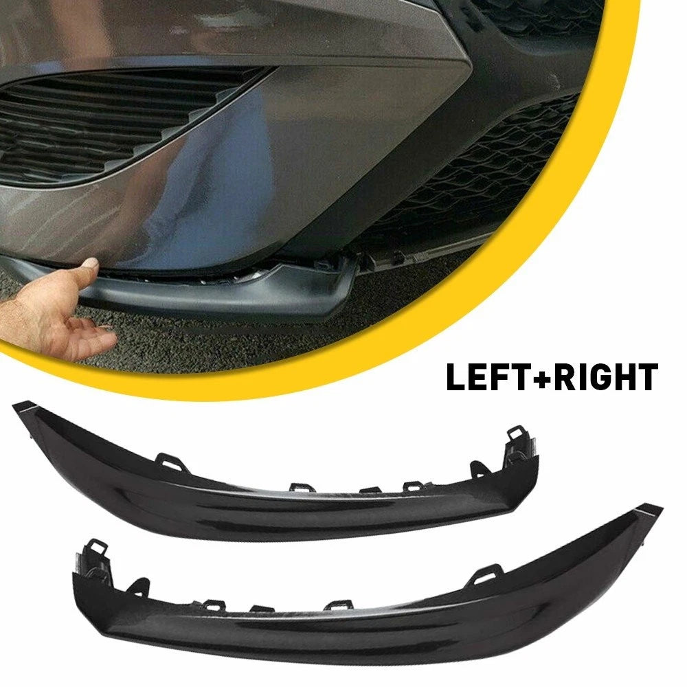 2X Front Bumper Lower Grill Trim Molding for Toyota Camry SE XSE (2018–2020)