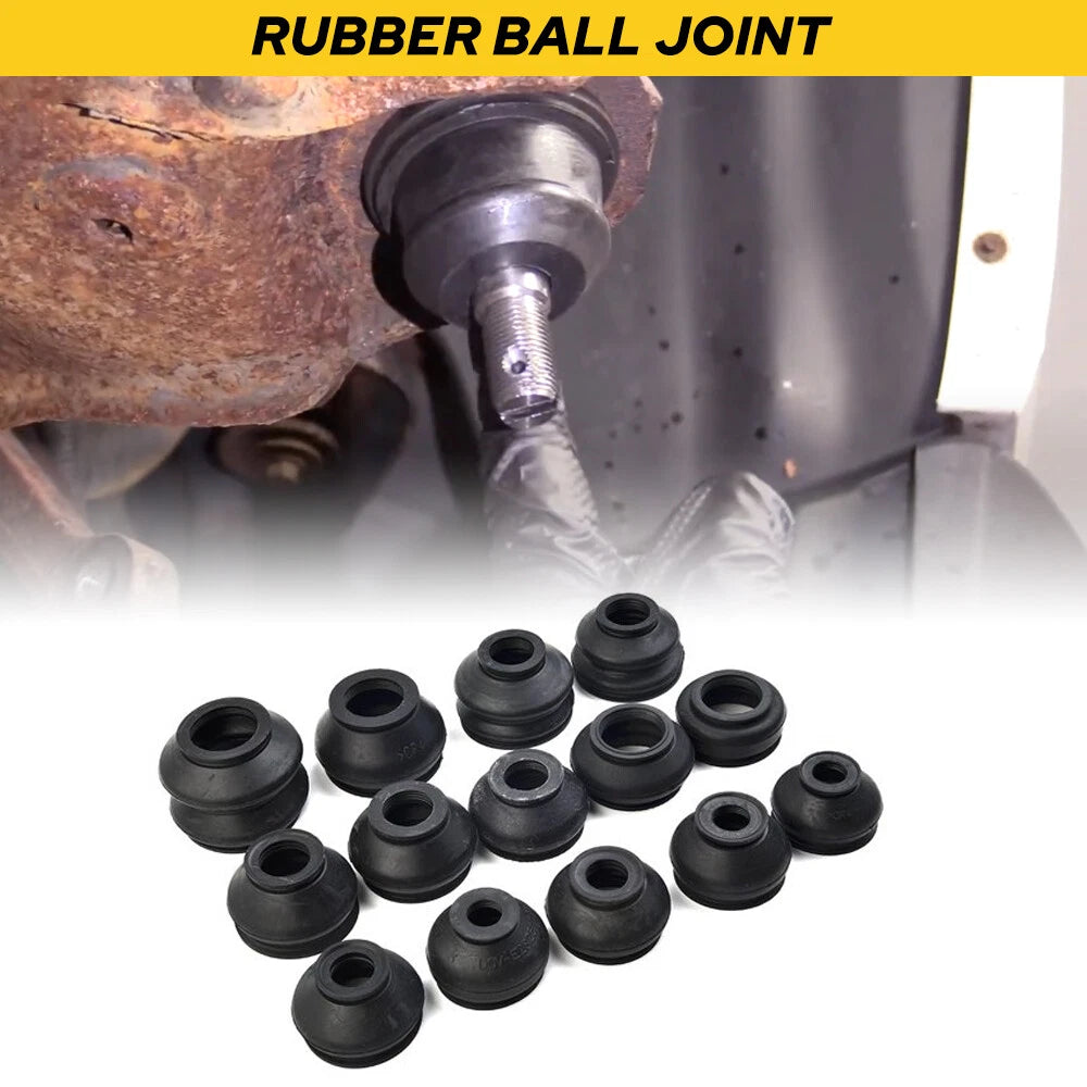 Set of 14 Rubber Tie Rod End Ball Joint Dust Boots