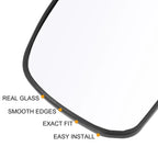 Right Side Heated Mirror Glass with Backing Plate for Nissan Tiida (2007–2012)