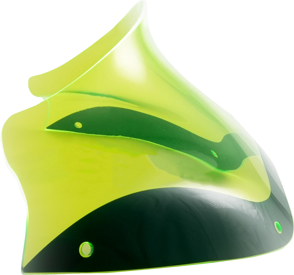 Klock Werks Kolor Flare Windshield 8" Green Ice for FLTR (2014–2023) KWW-01-0626