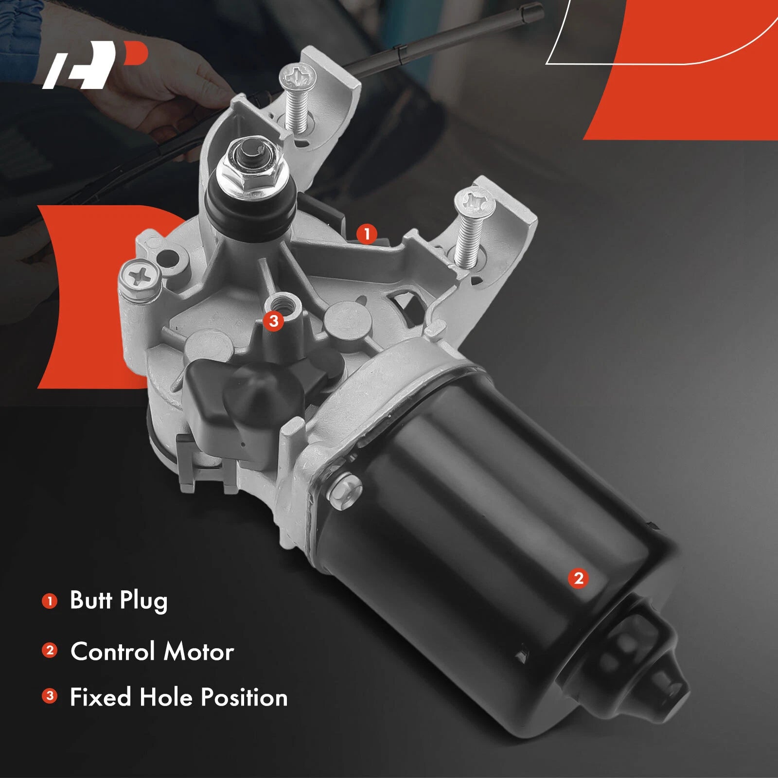 Front Windshield Wiper Motor for Buick Chevrolet Trax Encore (2015-2022)