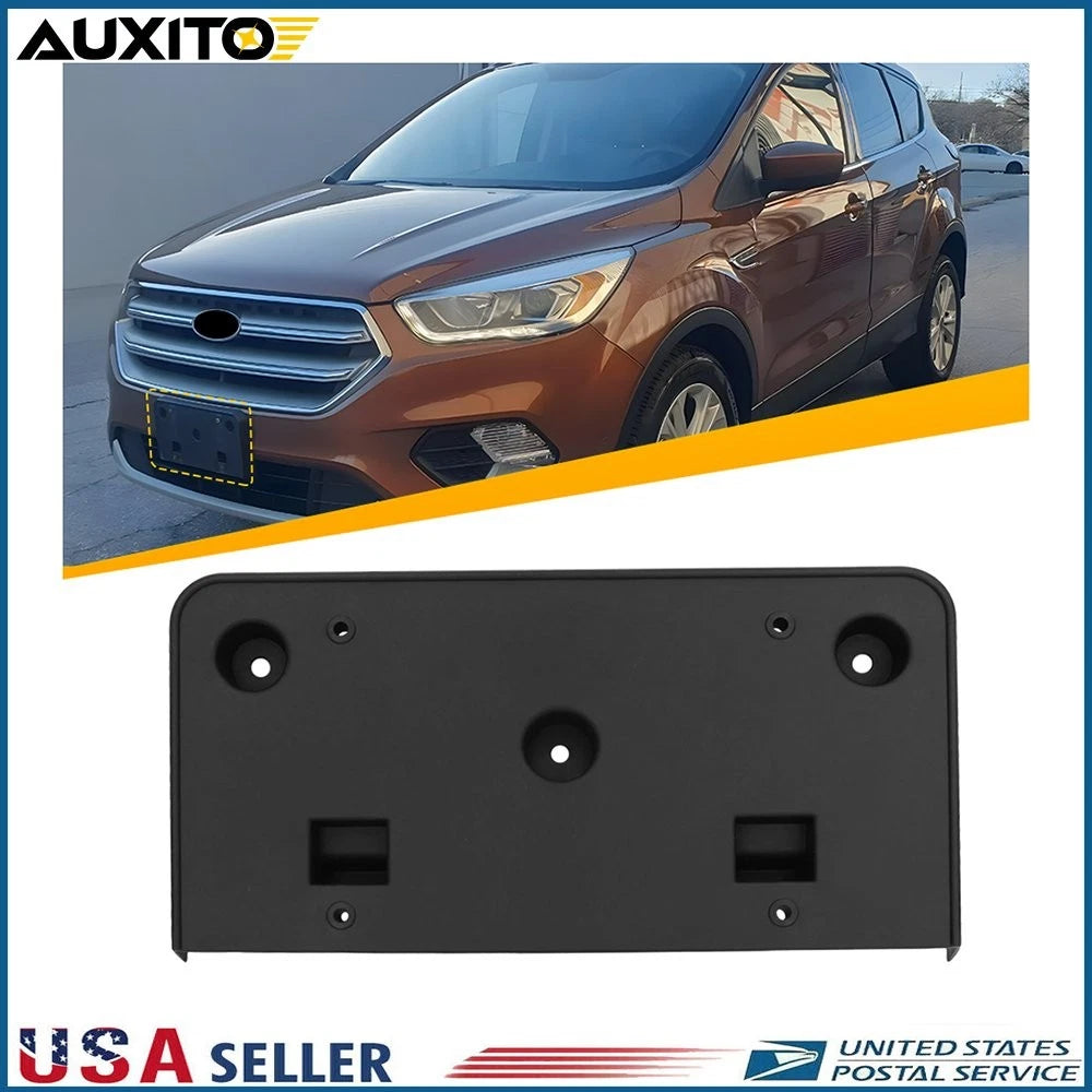 License Plate Frame Mount for Ford Escape (2017–2019) Black