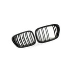 Gloss Black Double Line Grille for BMW E39 (1999–2004)