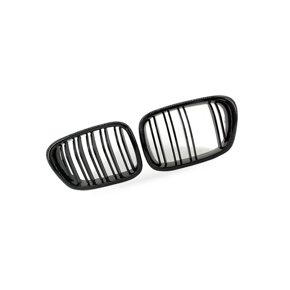 Gloss Black Double Line Grille for BMW E39 (1999–2004)