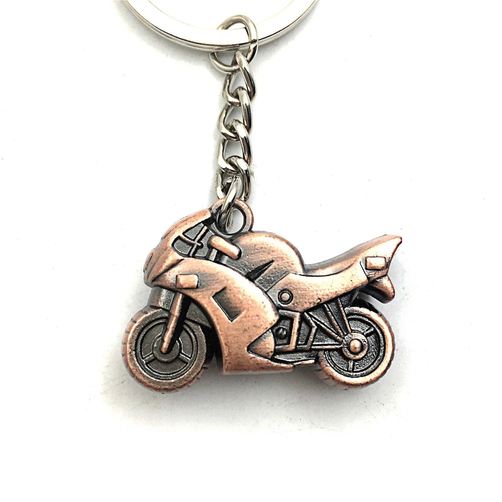 3D Metal Motorcycle Keychain for Universal Use (All Years)