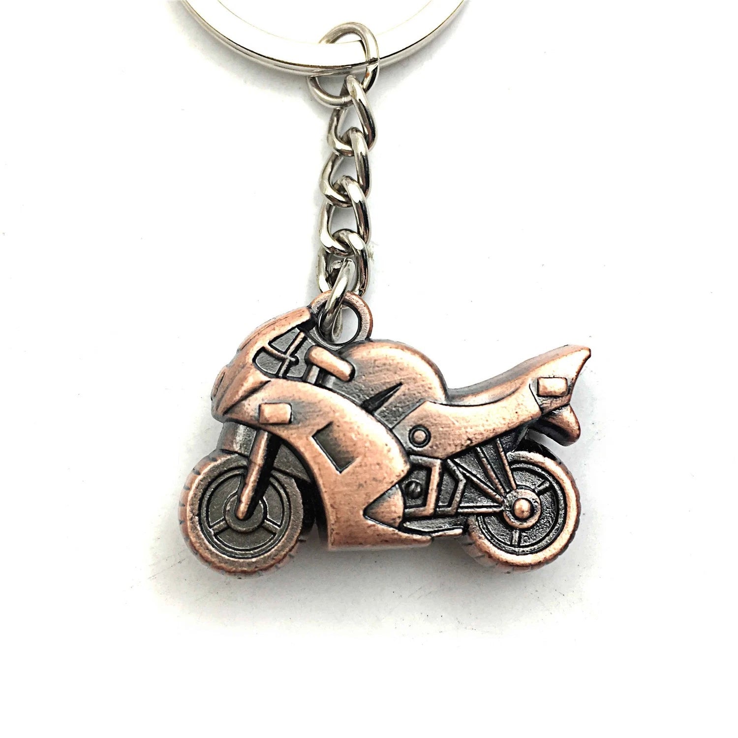 3D Metal Motorcycle Keychain for Universal Use (All Years)