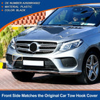 Bumper Tow Hook Cover for Mercedes-Benz GLE X166 (2016-2023) Black