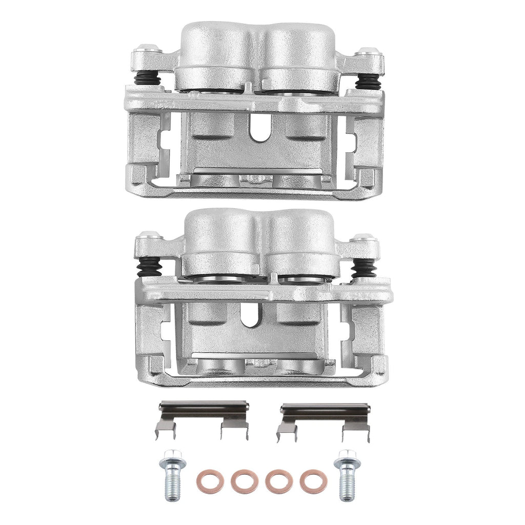 Front Brake Calipers Kit With Bracket for Cadillac Escalade ESV (2015–2020)