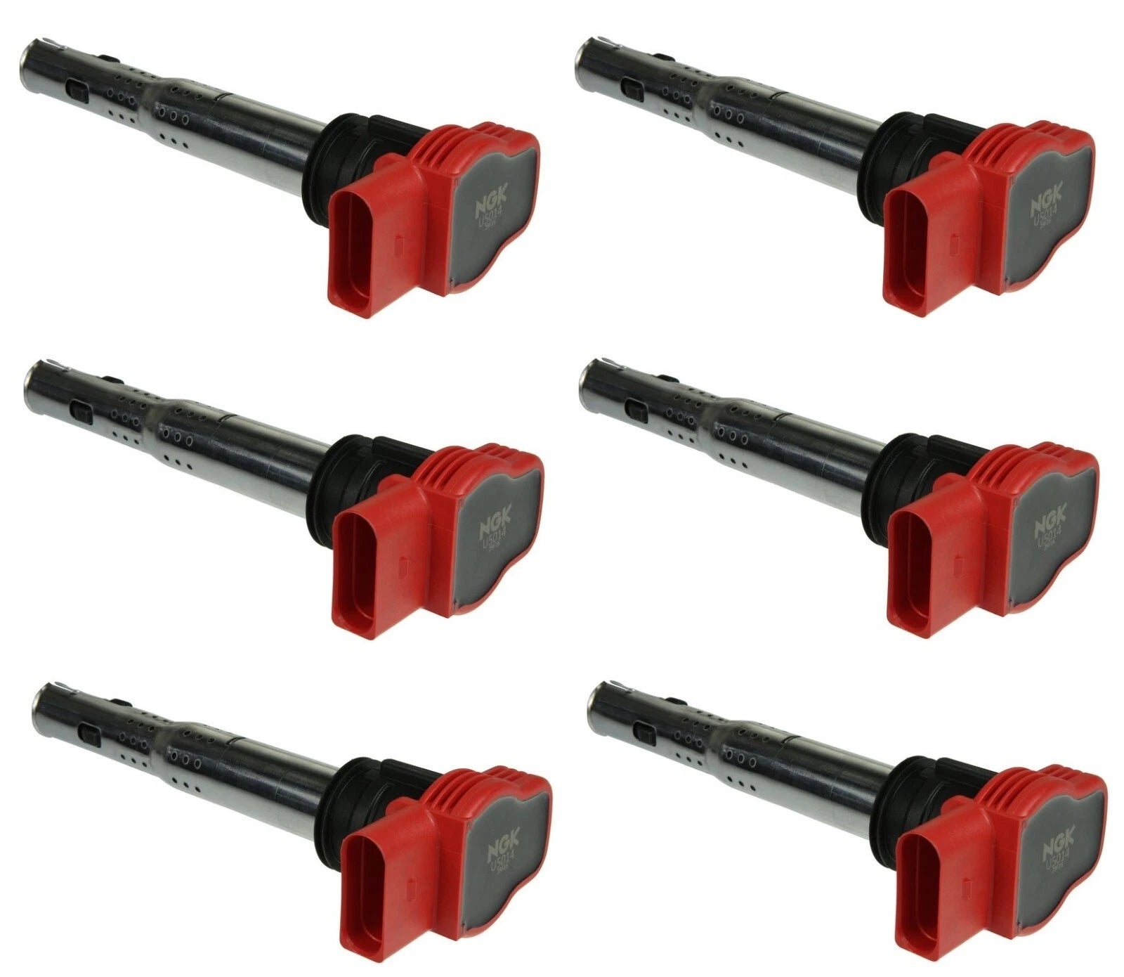 Set of 6 NGK Ignition Coils for Audi A4 A6 Quattro Volkswagen Touareg (2002–2018)