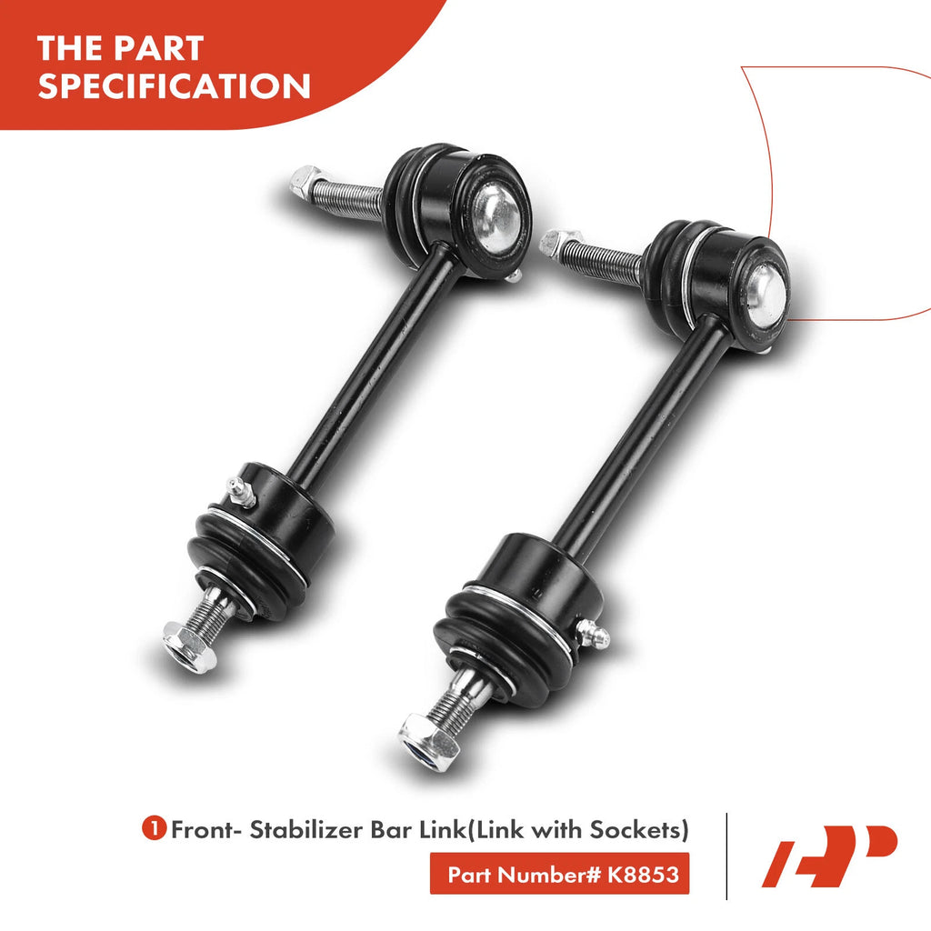 Set of 20 Ball Joint Sway Bar Link Tie Rod Ends for Ford Crown Victoria (1995–1997)