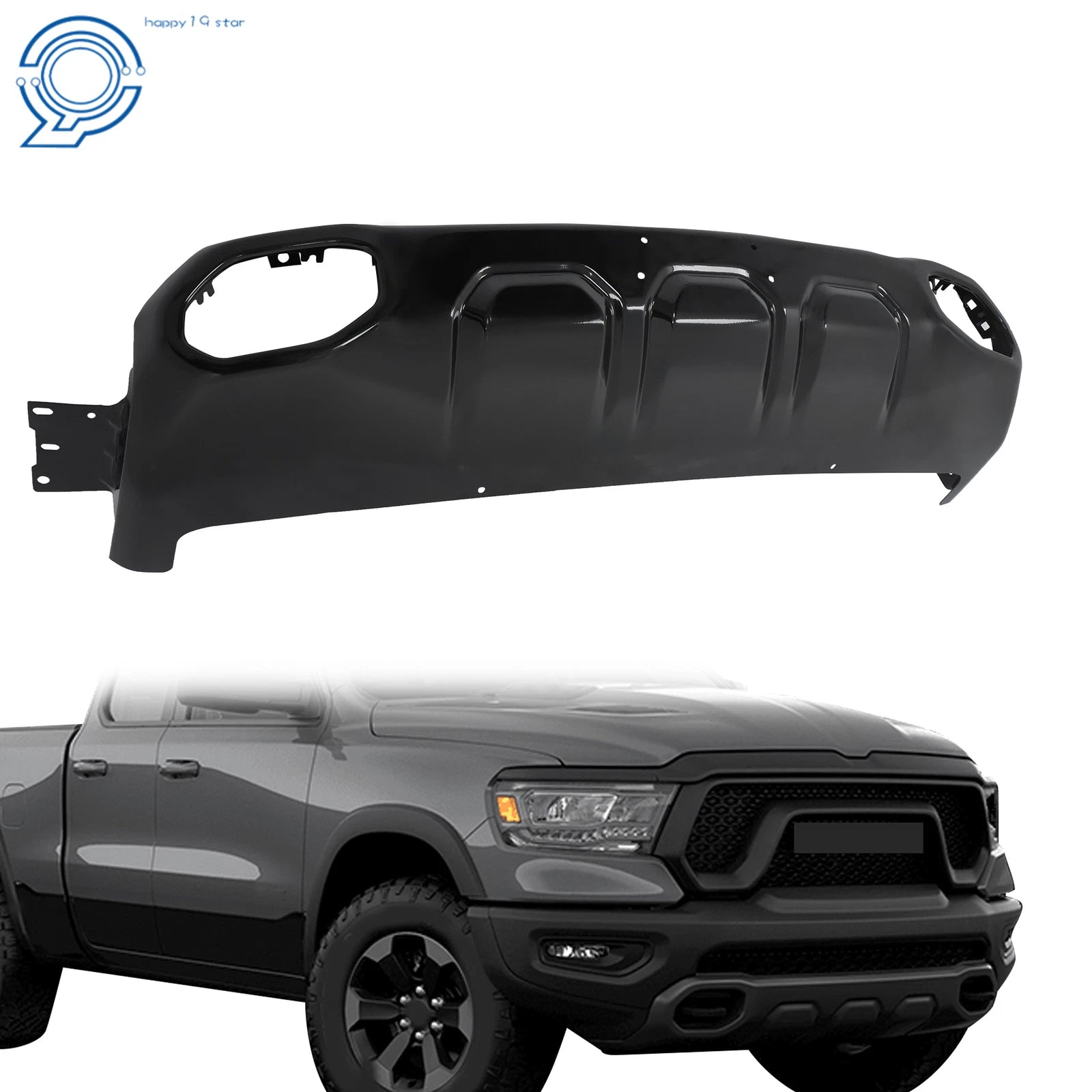 Front Bumper Lower Skid for Ram 1500 Rebel (2019–2024)