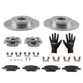 Rear Brake Rotors & Calipers w/Ceramic Pads for Pontiac G5/G6 (2005–2009)