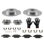 Rear Brake Rotors & Calipers w/Ceramic Pads for Pontiac G5/G6 (2005–2009)