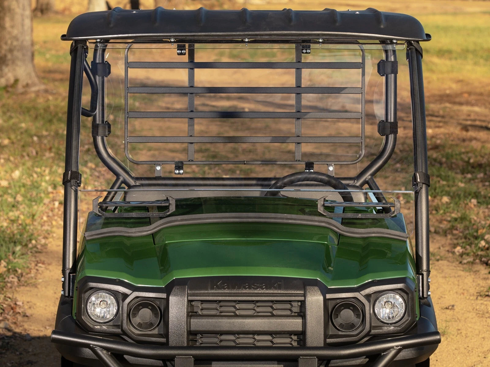 Scratch Resistant Vented Full Windshield for Kawasaki Mule SX (2017–2023)