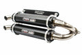 Trinity Black Stage 5 Dual Slip On Exhaust Pipe for Polaris RZR XP 1000 (2014–2023)