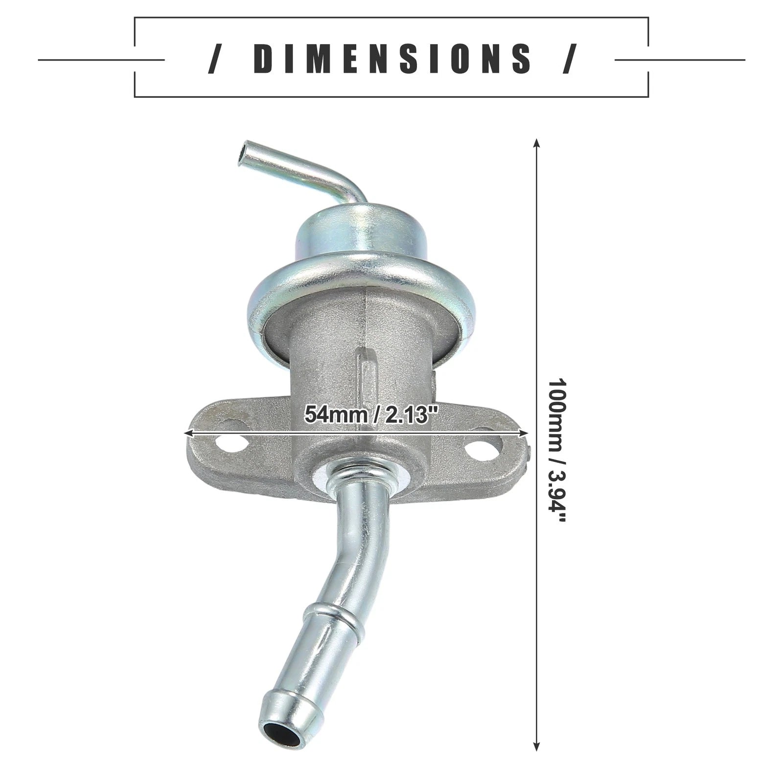 Fuel Injection Pressure Regulator for Honda CBR600F4i (2002–2006) Silver Tone