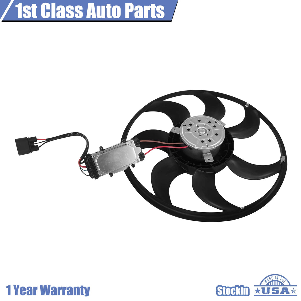 Right Engine Radiator Cooling Fan for VW Touareg Audi Q7 (2004-2010)