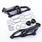Black SS Engine Swap Headers for Small Block Chevy Blazer S10 S15 (283–350)