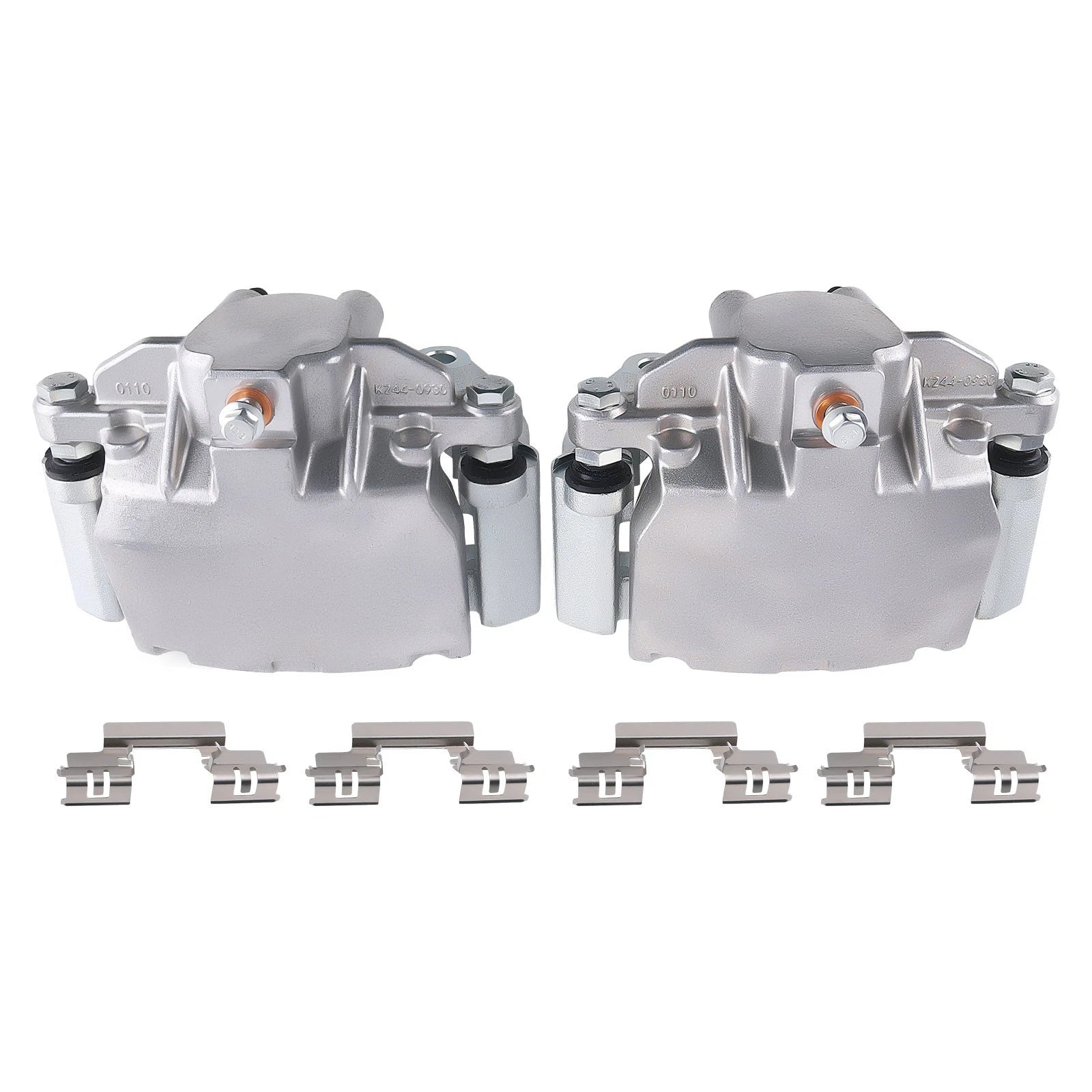 2X Rear Brake Calipers with Bracket for Cadillac Escalade GMC Sierra 1500 (2018–2023)