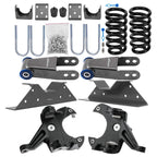 6" Front 8" Rear Lowering Spring Set for Chevy C10 GMC C15 2WD (1973–1987)