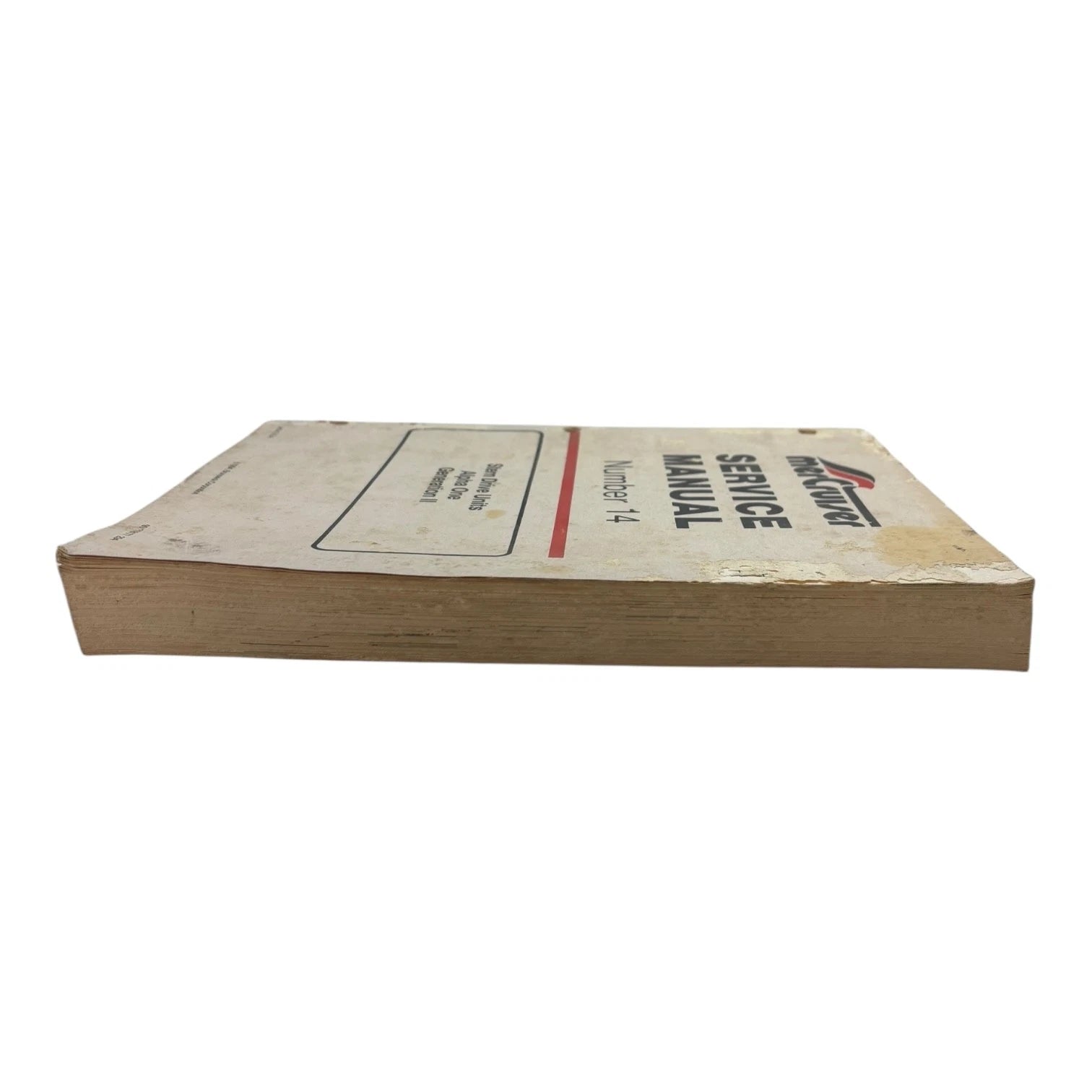 Stern Drive Unit Service Manual for MerCruiser Alpha 1 Gen 2 (1994)