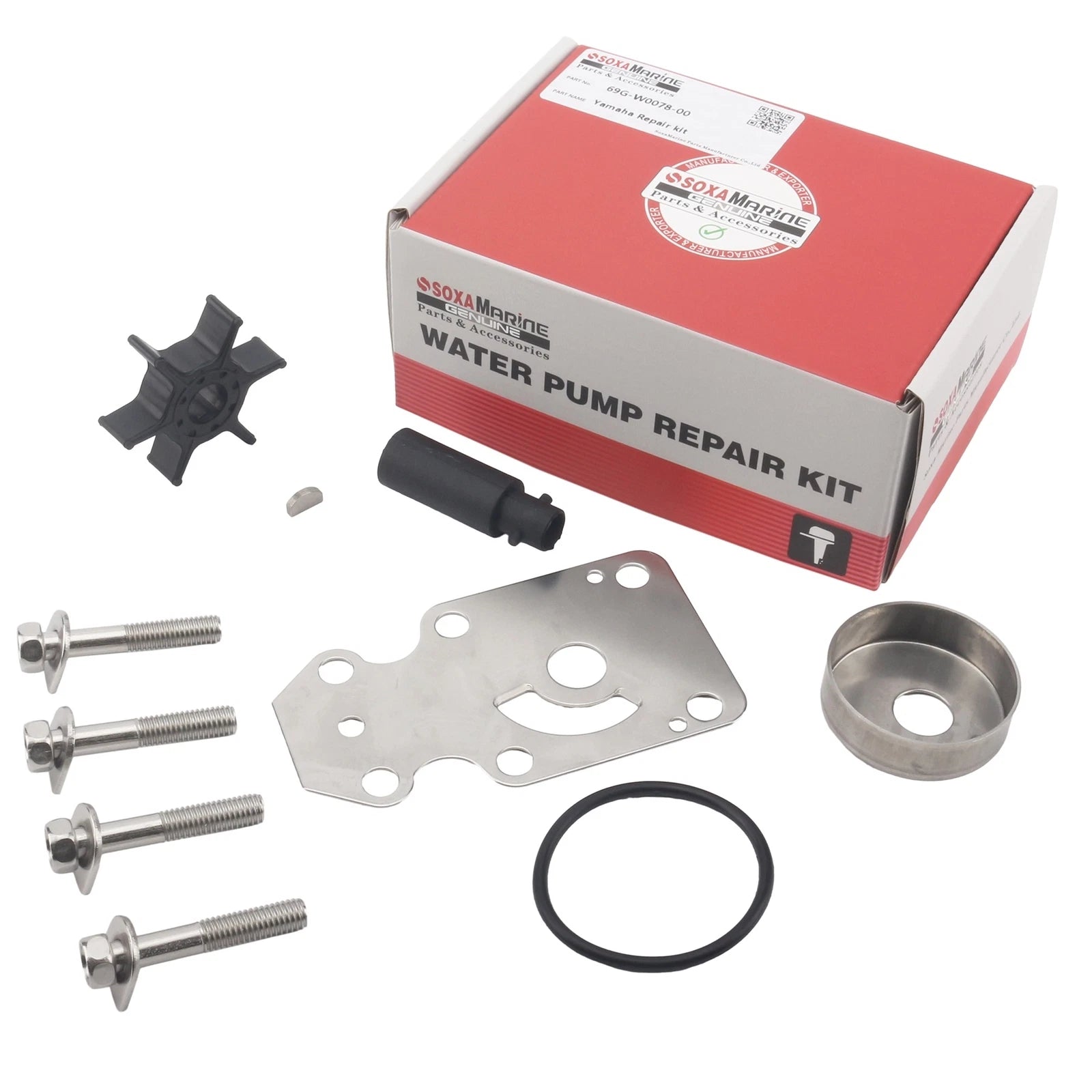 Outboard Water Pump Repair Kit for Yamaha 4 Stroke 8 9.9 HP