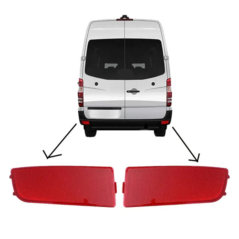 Rear Bumper Reflector Light Case LH RH for Mercedes Sprinter 3500 (2010-2018)