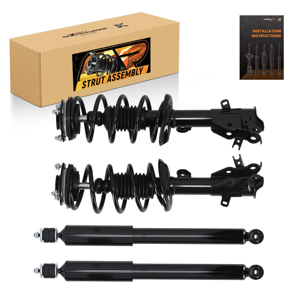 Front Struts w/Spring Assembly & Rear Shocks for Honda Civic (2013–2015)
