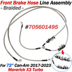 Front Brake Hose Line Assembly for Can-Am Maverick X3 Turbo (2017–2023)