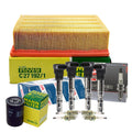 Set of 4 Mann Filters & 4 NGK VPower Spark Plugs for Audi Turbo