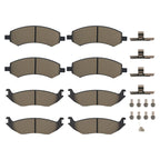 Front & Rear Ceramic Brake Pads Kit for Dodge Durango (2007–2009) P-1084 P-967