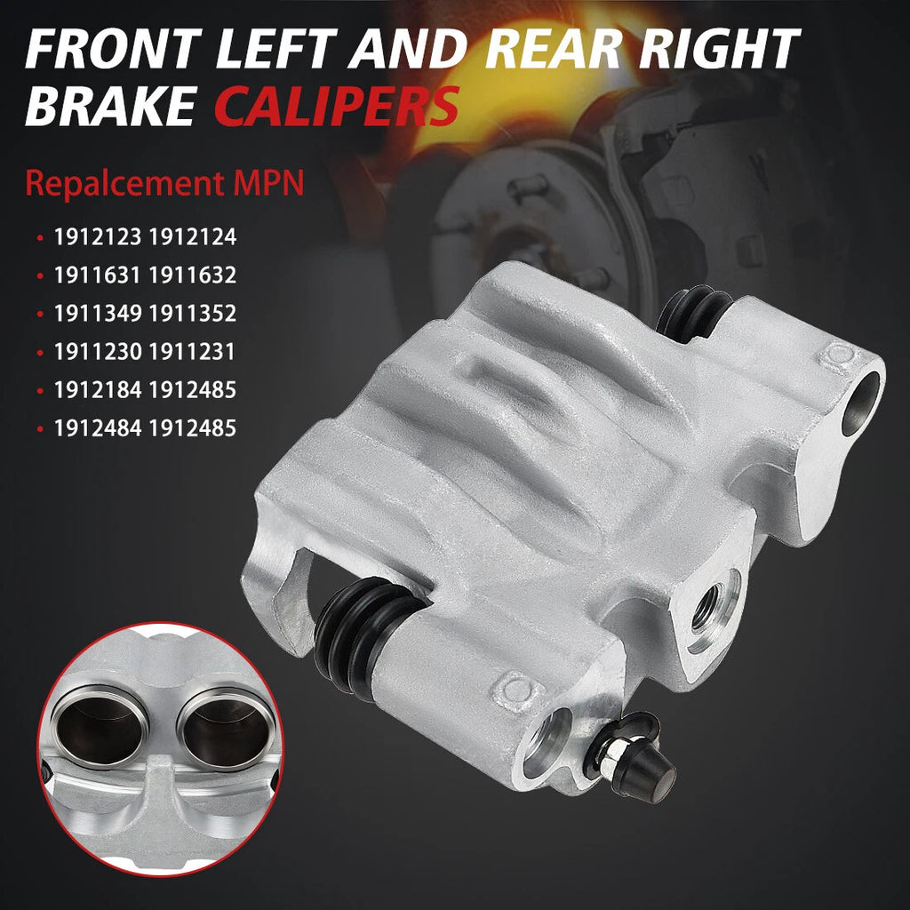 Front Brake Caliper W/Pads for Polaris Ranger Crew 570 4X4 (2014–2021) 1912123