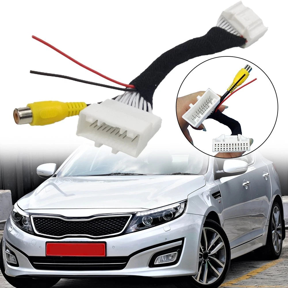 24 Pin RCA Car Camera Connector for Hyundai Kia (Fitment)