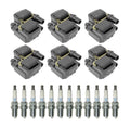 2X Ignition Coil & NGK Laser Platinum Spark Plug Kit for SLK32 AMG (2002–2004)