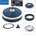 Air Cleaner Set for Super Flow Washable Black (14 In. x 3 In.)
