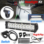 LED Headlight Light Bar Kit for Honda CRF110 CRF250 CRF230 (2013–2021)
