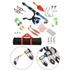 Fishing Kit 1.8m Telescopic Rod with Reel & Storage Bag for Beginners