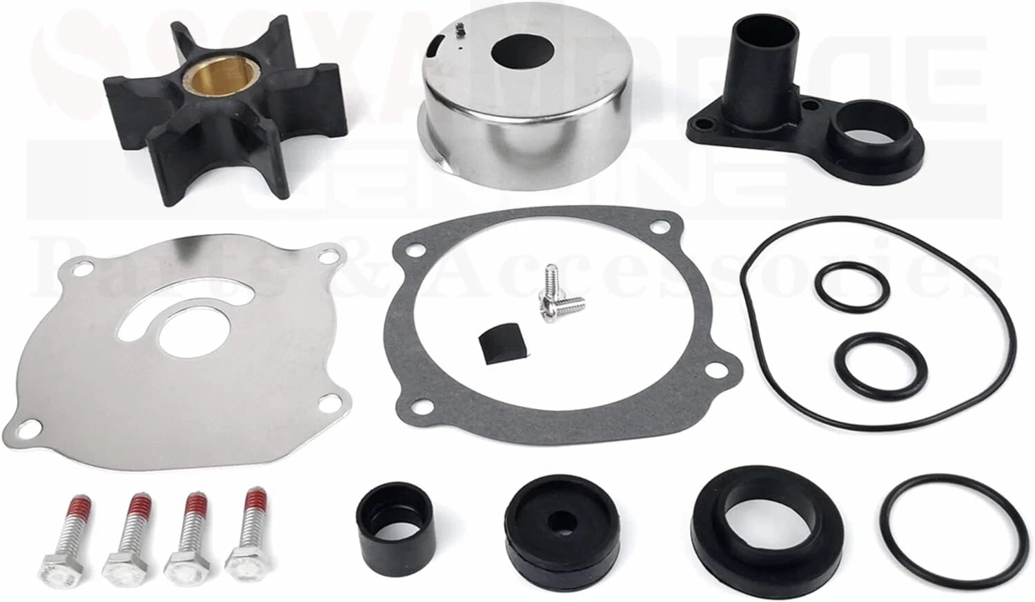 Water Pump Rebuild Kit for Johnson Evinrude 80-300 HP Outboard (18-3390, 5001594)