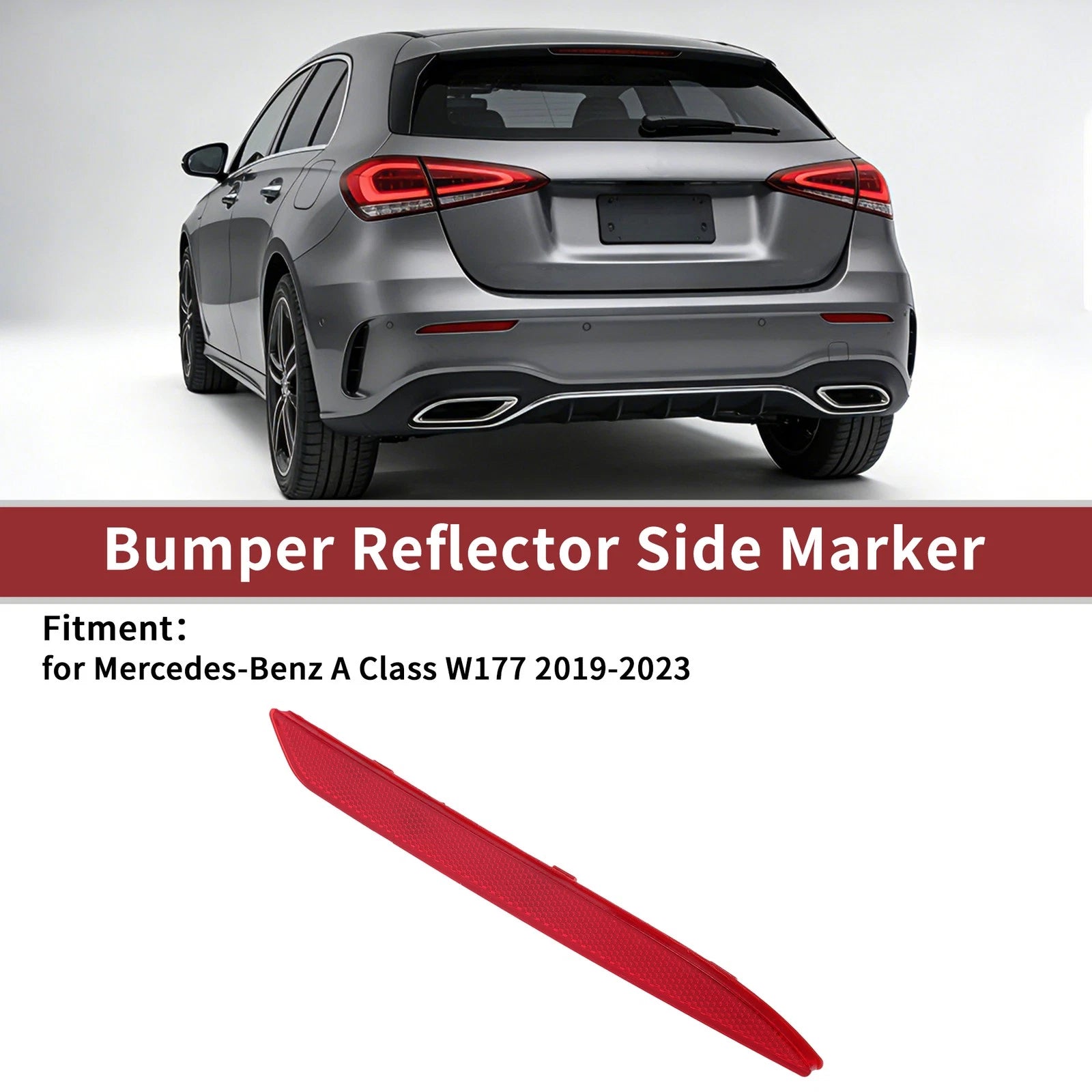 Rear Right Bumper Reflector No. 1778203401 for Mercedes-Benz A Class (2019–2023)